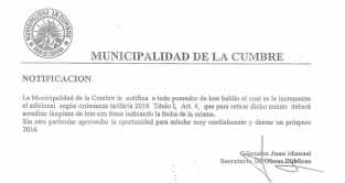 LA MUNICIPALIDAD ESTA REPARTIENDO LOS NUEVOS CEDULONES