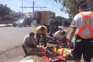 OTRO ACCIDENTE DE MOTOS EN LA CUMBRE