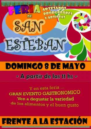 SE VIENE UNA FERIA DE SAN ESTEBAN TAMBIEN GASTRONOMICA