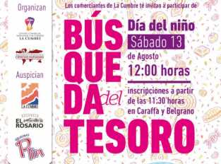 SE VIENE LA BUSQUEDA DEL TESORO PARA NIÑOS EN LA CUMBRE