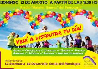 GRAN FIESTA DIA DEL NIÑO HOY EN CAPILLA DEL MONTE