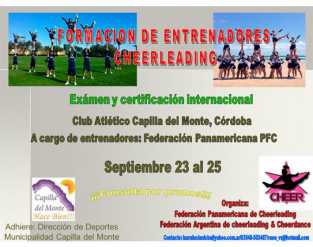 IMPORTANTE CURSO DE CHEERLEADING EN CAPILLA