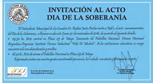 EL ACTO POR EL DIA DE LA SOBERANIA EN LA CUMBRE SERA EL LUNES