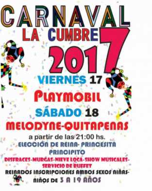 ESTA NOCHE COMIENZAN LOS CARNAVALES EN LA CUMBRE