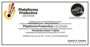 PLATAFORMA PRODUCTIVA LOS COCOS