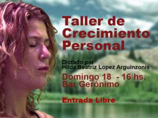 TALLER DE CRECIMIENTO PERSONAL