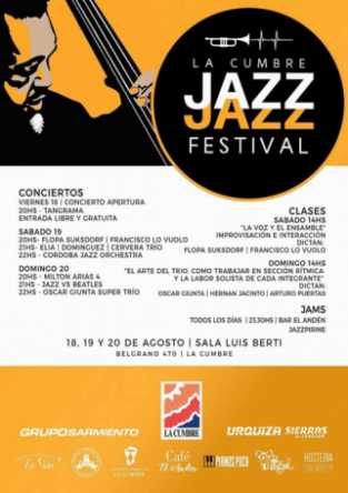 EN AGOSTO SE REALIZA EL SEGUNDO FESTIVAL DE JAZZ