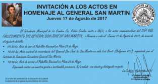 ACTO EN HOMENAJE AL GENERAL SAN MARTIN EN LA CUMBRE