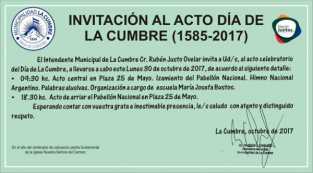 ACTO CELEBRATORIO DIA DE LA CUMBRE