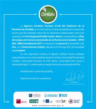 SE PRESENTA EN LA CUMBRE EL FORO DEL PLAN ESTRATEGICO DE TURISMO