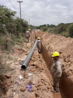 LA CUMBRE, COMENZARON CON LA NUEVA OBRA DE AGUA