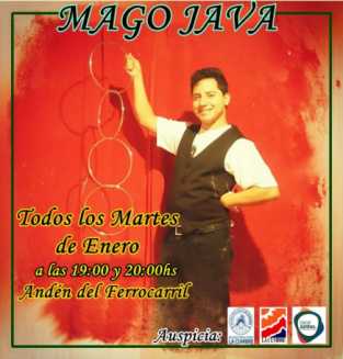 EL MAGO JAVA SE PRESENTA TODOS LOS MARTES EN LA CUMBRE