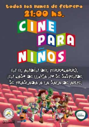 CINE PARA CHICOS EN EL ANDEN!!