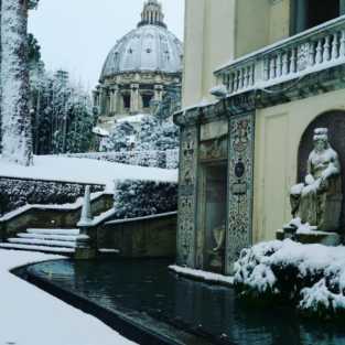 GAROZZO NOS ENVIA FOTOS DE ROMA NEVADA