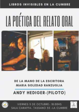 NUEVO CAPITULO DE LIBROS INVISIBLES: OTRO INVITADO DE LUJO, ANDY HEDIGER