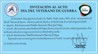 2 DE ABRIL, ACTO DIA DEL VETERANO DE GUERRA EN LA CUMBRE