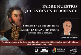 ESTEBAN DOMINA DARA UNA CHARLA EN EL MUSEO LA LOMA LOS COCOS