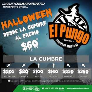 FALTAN MUY POCOS DIAS PARA LA FIESTA DE HALLOWEEN EN EL PUNGO