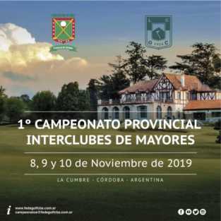 SE REALIZA EN LA CUMBRE EL 1º CAMPEONATO PROVINCIAL INTERCLUBES DE MAYORES