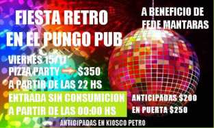 GRAN FIESTA RETRO A BENEFICIO DE FEDERICO MANTARAS