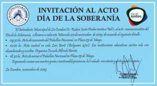 ACTO DIA DE LA SOBERANIA EN LA CUMBRE