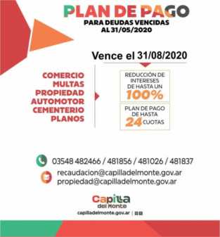 ATENCION: PLAN DE PAGO DE DEUDAS VENCIDAS