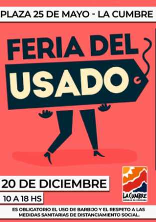 VUELVE LA FERIA DEL USADO A LA CUMBRE