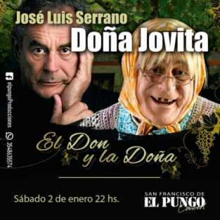 DOÑA JOVITA EL PRIMER ESPECTACULO DEL AÑO NUEVO EN EL PUNGO