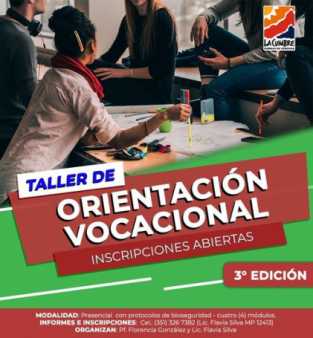 TALLER DE ORIENTACION VOCACIONAL EN LA CUMBRE