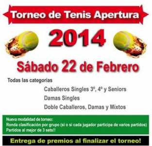 TORNEO DE TENIS EN LA CUMBRE