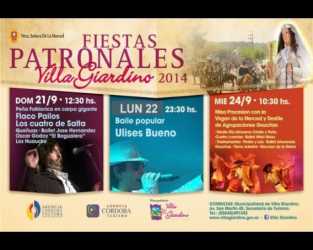 HOY COMIENZAN LAS FIESTAS PATRONALES DE VILLA GIARDINO