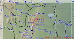 FUERTE TEMBLOR CON EPICENTRO EN LA FALDA